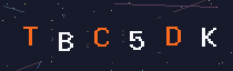 Six-character security code