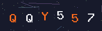 Six-character security code