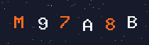 Six-character security code