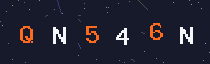 Six-character security code