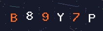 Six-character security code