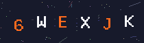 Six-character security code