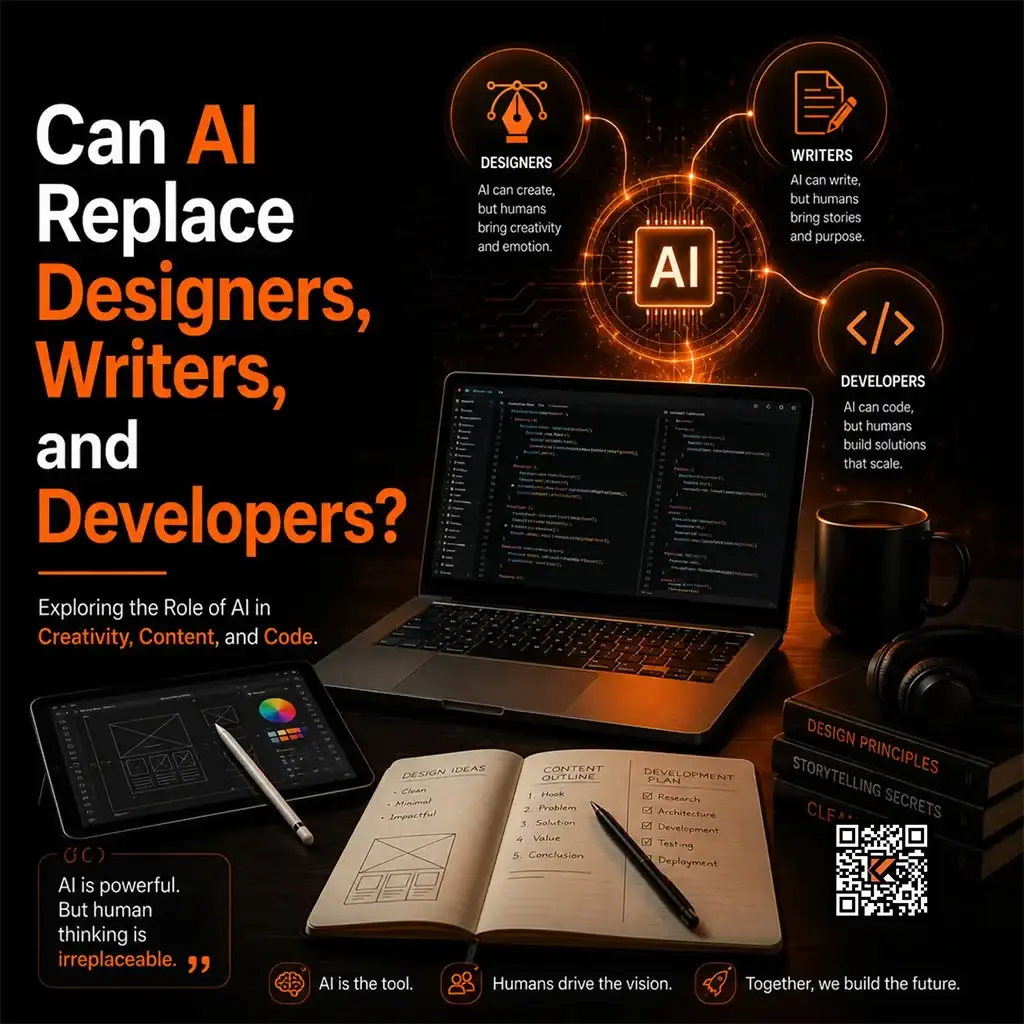 Can AI Replace Designers, Writers, and Developers?