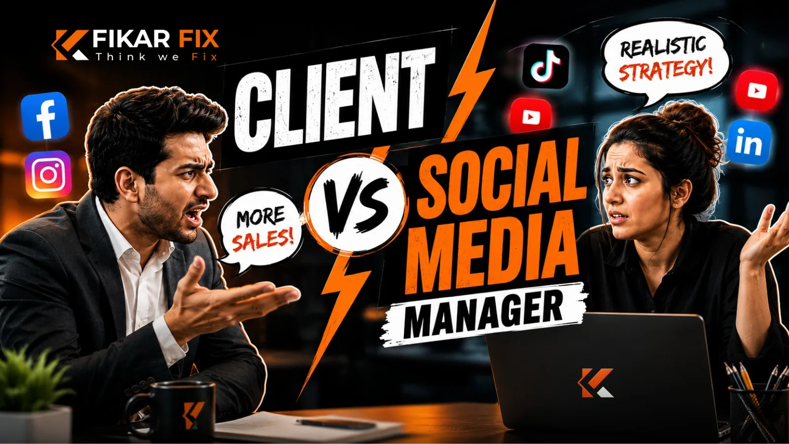 Sitcom Concept: “Client vs Social Media Manager”