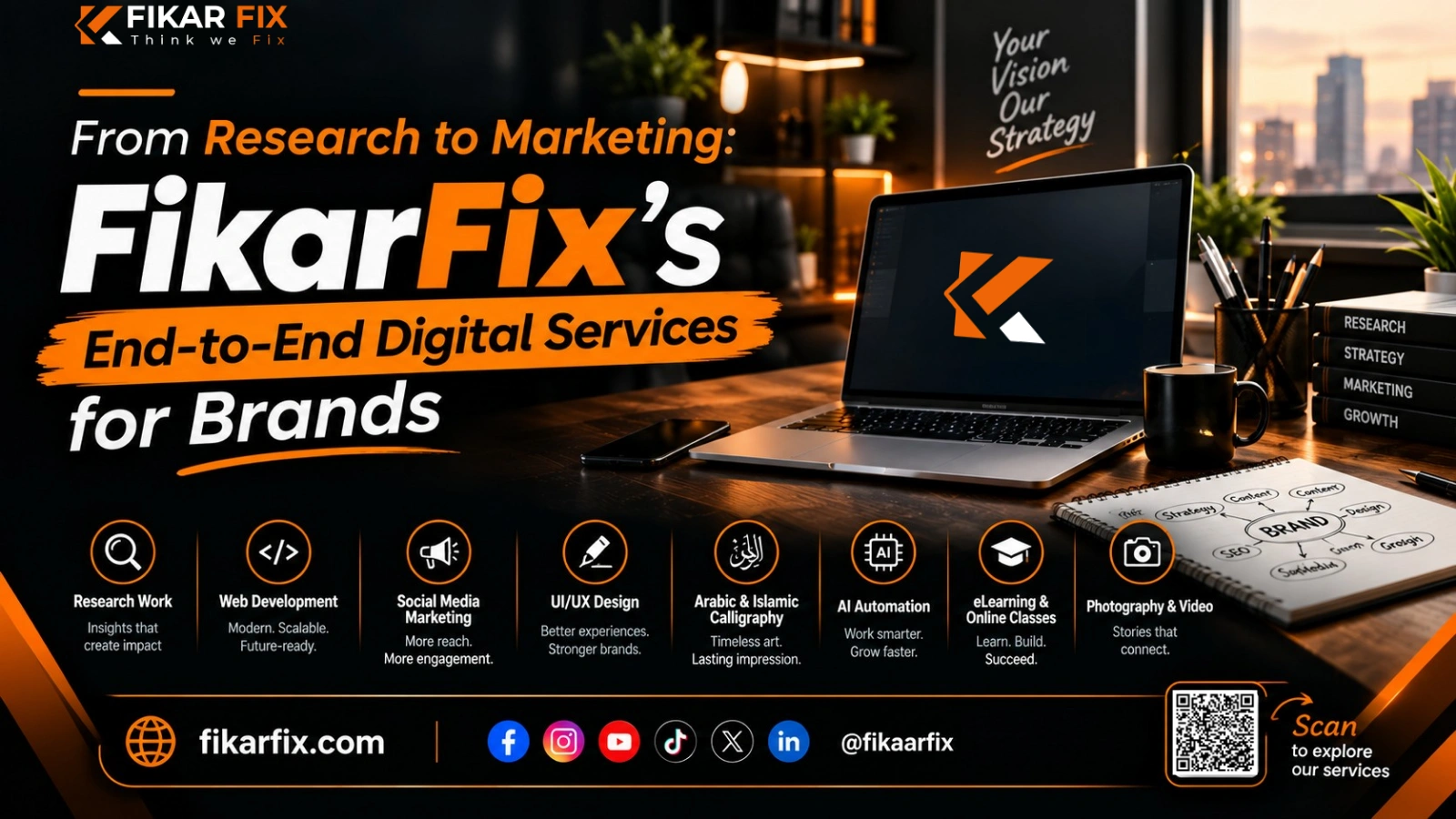 From Research to Marketing: FikarFix’s End‑to‑End Digital Services for Brands