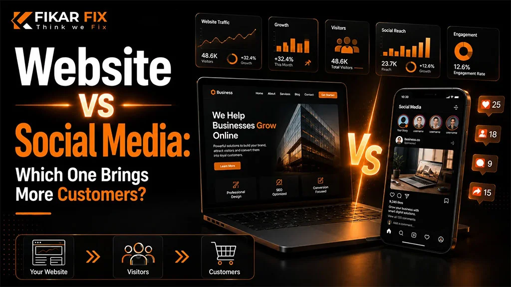 Website vs Social Media: Which One Brings More Customers?