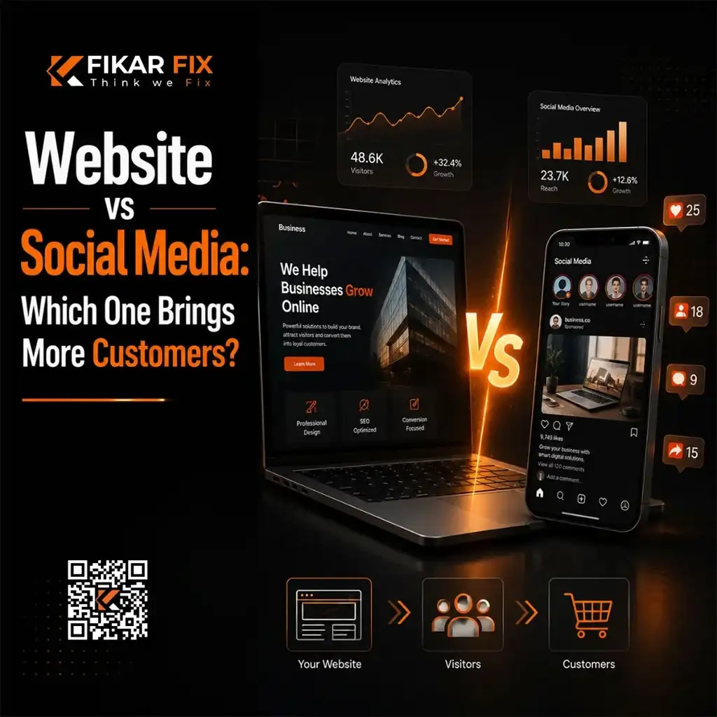 Website vs Social Media: Which One Brings More Customers?