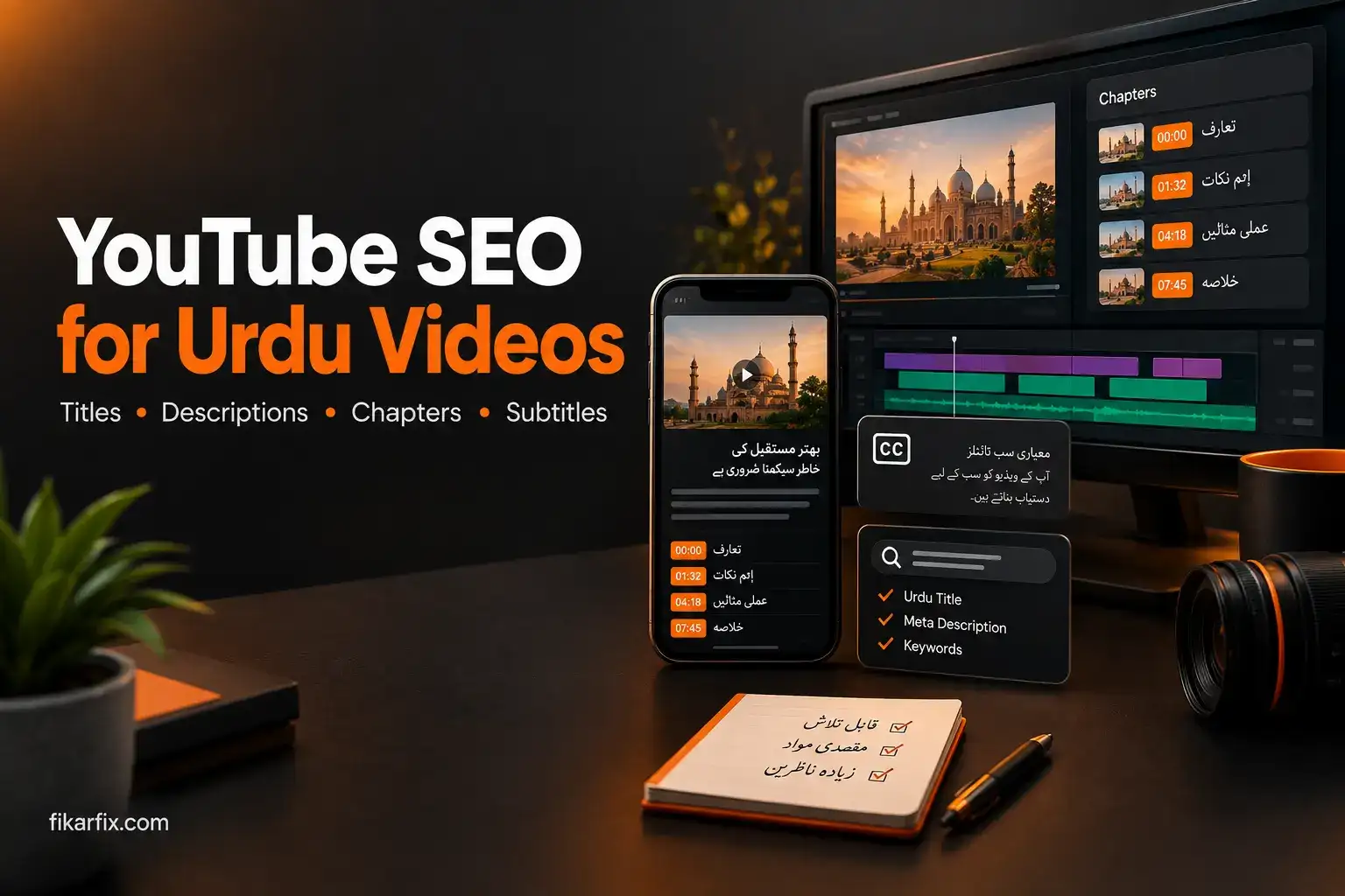 YouTube SEO for Urdu Videos: Titles, Descriptions, Chapters and Subtitles
