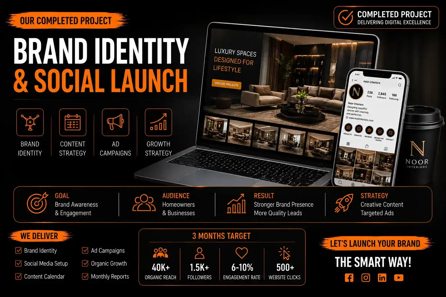 Brand Identity & Social Launch